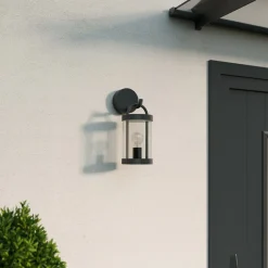 Lucande buitenwandlamp Cassian, 30 cm, antraciet, IP54