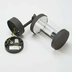 Lucande buitenwandlamp Cassian, 30 cm, antraciet, IP54