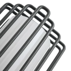 Lucande buitenwandlamp Chandan, 41,9 cm, antraciet, aluminium