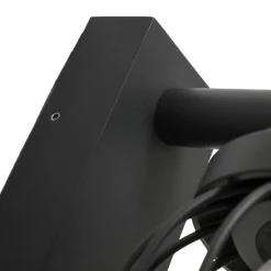 Lucande buitenwandlamp Chandan, 30 cm, antraciet, sensor