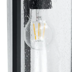 Lucande buitenwandlamp Emmeline, bubbels, aluminium, hoogte 45cm