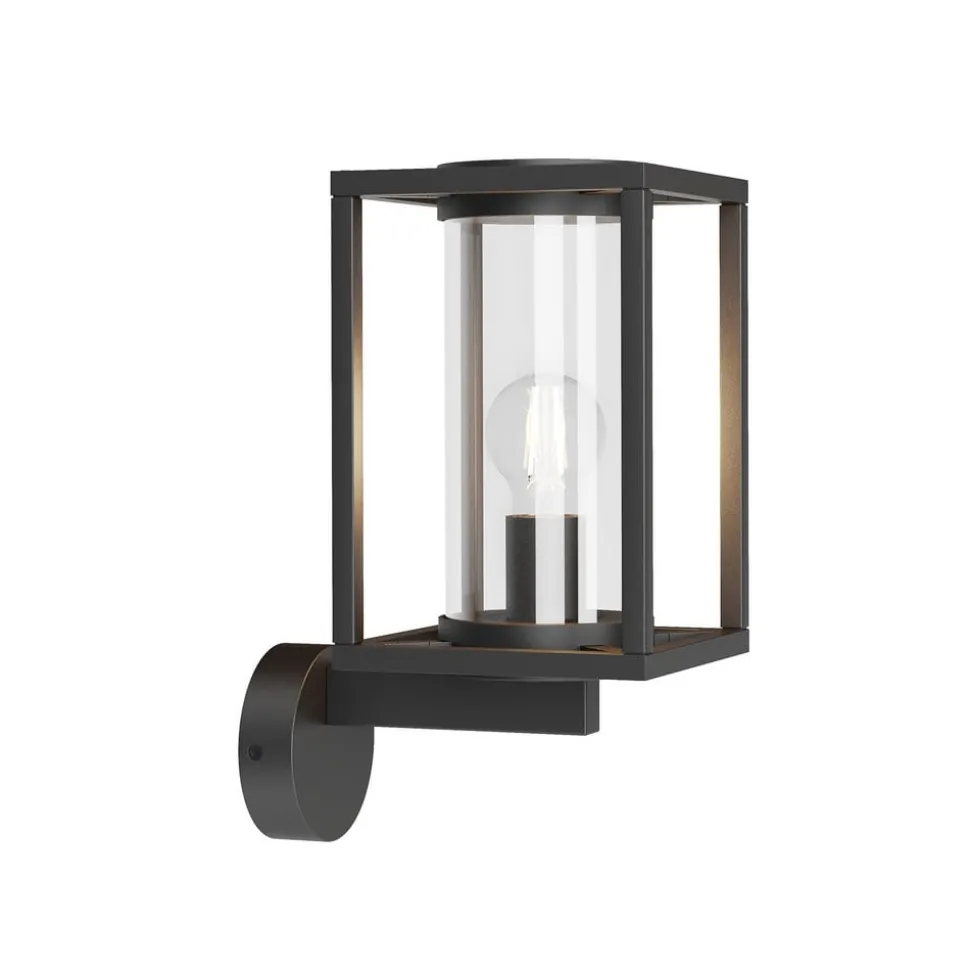 Lucande buitenwandlamp Ferda, vrijstaand, antraciet, IP44