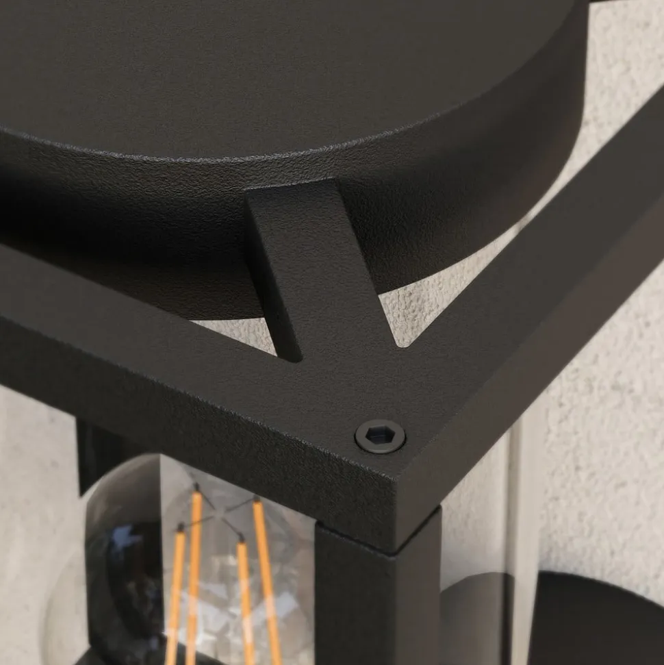 Lucande buitenwandlamp Ferda, vrijstaand, antraciet, IP44