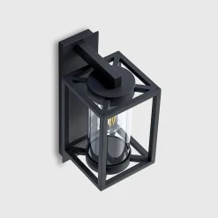 Lucande buitenwandlamp Ferda, set van 2, antraciet, IP44