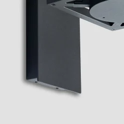 Lucande buitenwandlamp Ferda, set van 2, antraciet, IP44