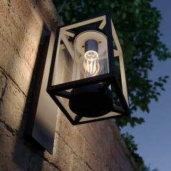 Lucande buitenwandlamp Ferda, set van 3, antraciet, IP44