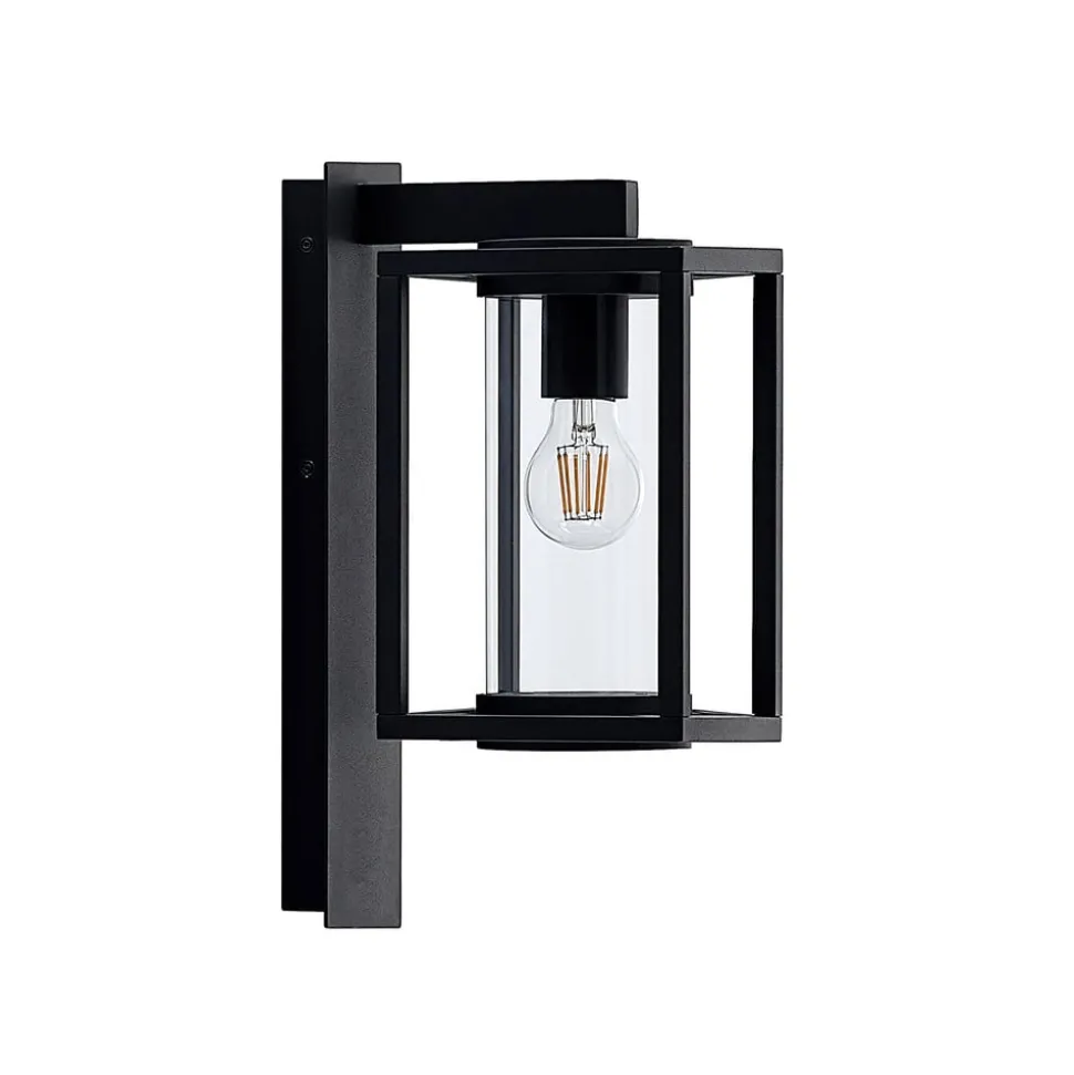 Lucande buitenwandlamp Ferda, set van 3, antraciet, IP44