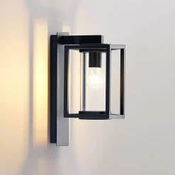 Lucande buitenwandlamp Ferda, set van 3, antraciet, IP44