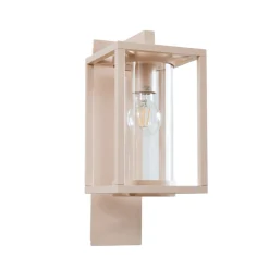 Lucande buitenwandlamp Ferda, pendel, beige, IP44