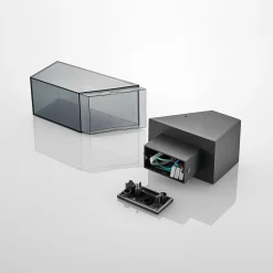 Lucande buitenwandlamp Fiola, 25 cm, antraciet, IP54