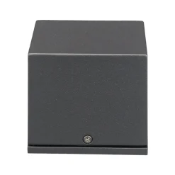 Lucande buitenwandlamp Maurice, antraciet, IP54, set van 4