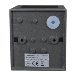 Lucande buitenwandlamp Maurice, antraciet, IP54, set van 4