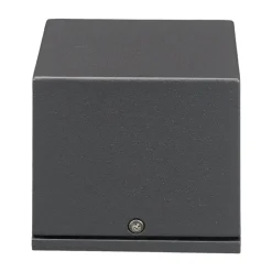 Lucande buitenwandlamp Maurice, antraciet, metaal, IP54