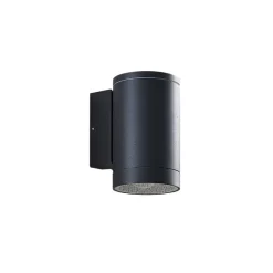 Lucande buitenwandlamp Thomke, 1-lamp, antraciet aluminium