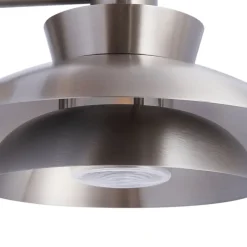 Lucande buitenwandlamp Thais, roestvrij staal, Ø 25 cm