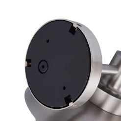 Lucande buitenwandlamp Thais, roestvrij staal, Ø 25 cm