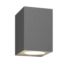 Lucande buitenwandlamp Xava, downlight, antraciet, GU10