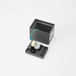 Lucande buitenwandlamp Xava, downlight, antraciet, GU10