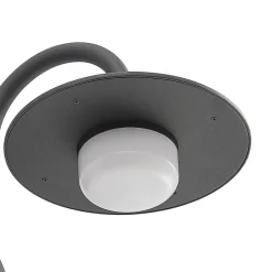 Lucande buitenwandlamp Zamalino, 31 cm, antraciet, sensor