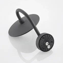 Lucande buitenwandlamp Zamalino, 31 cm, antraciet, sensor