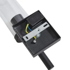 Lucande buitenwandlamp Zanta, hoogte 39 cm, IP54, zwart