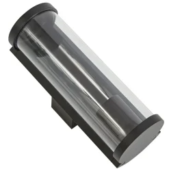 Lucande buitenwandlamp Zanta, hoogte 28,2 cm, IP65, zwart