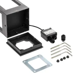 Lucande Carlota LED tuinpadverlichting, antraciet, 65 cm, metaal