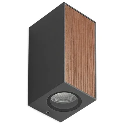 Lucande Cimala buitenwandlamp 2xGU10 hoogte 16,5cm