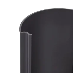 Lucande Corban sokkellamp, grijs, sensor, stopcontacten, IP44