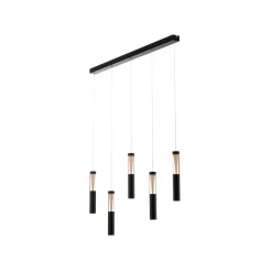 Lucande Danson LED hanglamp, 5-lamps