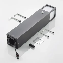 Lucande Dewari tuinpadverlichting, bewegingsmelder, E27, 65cm, IP54