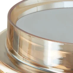 Lucande Diano hanglamp, amber, 4-lamps