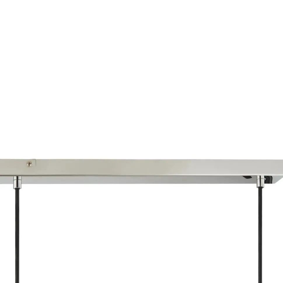 Lucande Diano hanglamp, amber, 3-lamps