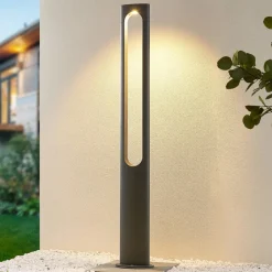 Lucande Dovino LED lantaarnpaal, 150 cm