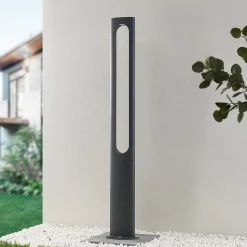 Lucande Dovino LED lantaarnpaal, 150 cm