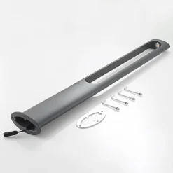 Lucande Dovino LED lantaarnpaal, 150 cm