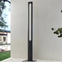 Lucande Dovino LED lantaarnpaal, 200 cm