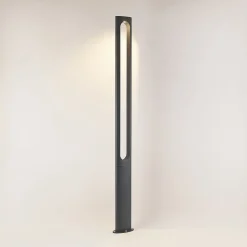 Lucande Dovino LED lantaarnpaal, 200 cm