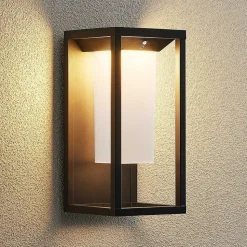 Lucande Eliel LED wandlamp op zonne-energie