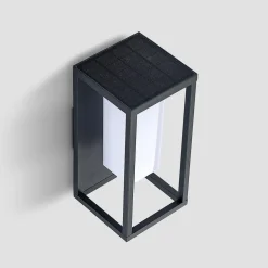 Lucande Eliel LED wandlamp op zonne-energie