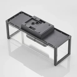 Lucande Elwin wandlamp, hoekig, 2-lamps