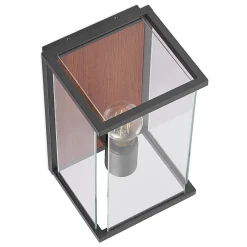 Lucande Elwin wandlamp, hoekig, 1-lamp