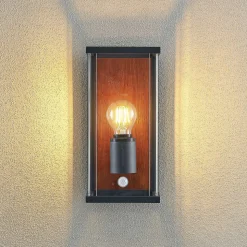 Lucande Elwin wandlamp, 1-lamp, sensor