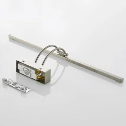 Lucande Felena LED schilderijlamp, nikkel satijn