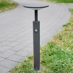 Lucande Fenia LED tuinpadverlichting, 60 cm, sensor, IP54, antraciet