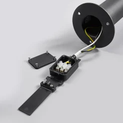 Lucande Fenia LED tuinpadverlichting, 60 cm, sensor, IP54, antraciet