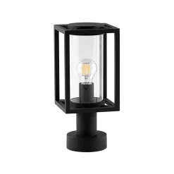 Lucande Ferda sokkellamp, 37 cm, antraciet, IP44