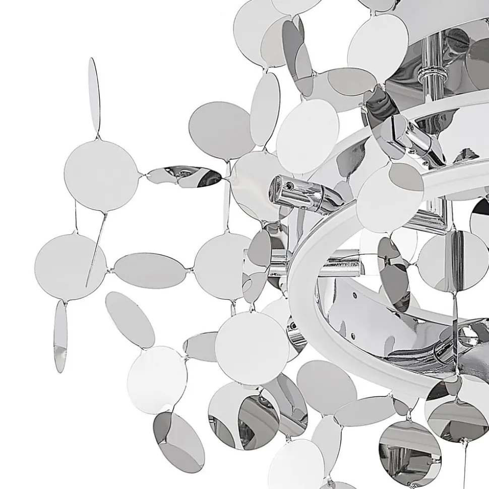 Lucande Glimmo LED plafondlamp, chroom