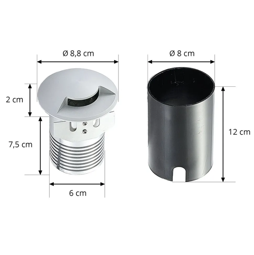 Lucande grondspot inbouwlamp Milara, 1 lichtuitstraling, GU10