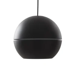 Lucande hanglamp Calantha, zwart, aluminium, Ø 30 cm